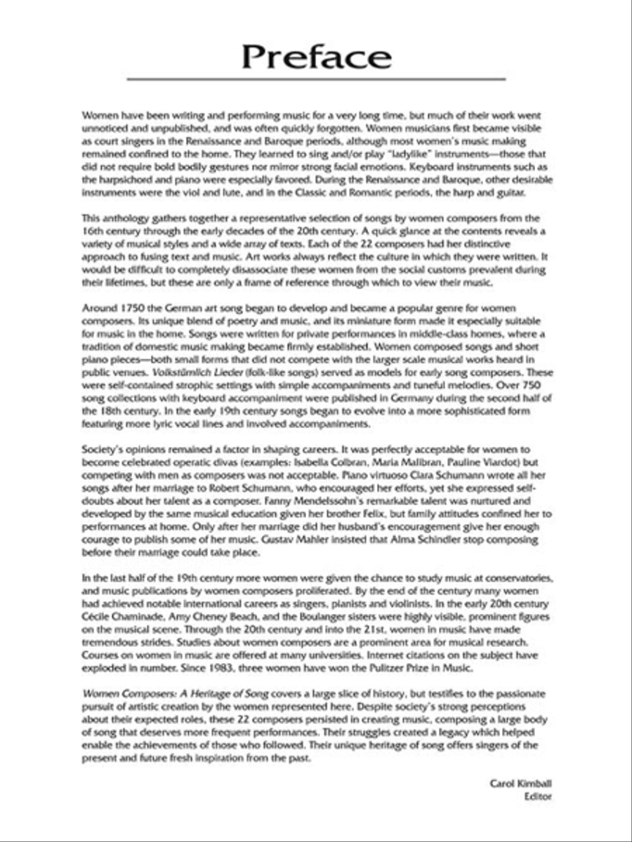 Women Composers – A Heritage of Song Low Voice scores gallery preview page 2