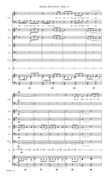Glorious, Risen Christ! - Brass and Percussion Score and Parts