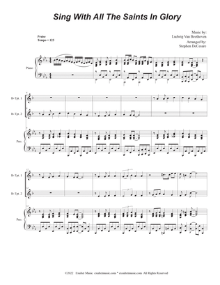 Sing With All The Saints In Glory (Duet for Bb-Trumpet)