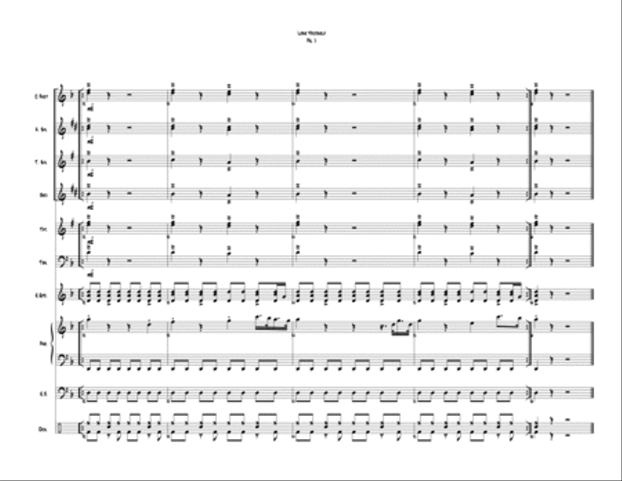 Lose Yourself Small Ensemble scores gallery preview page 5