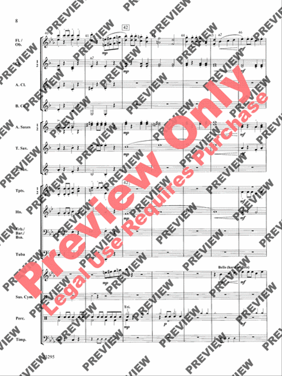 Stormchasers Concert Band scores gallery preview page 9