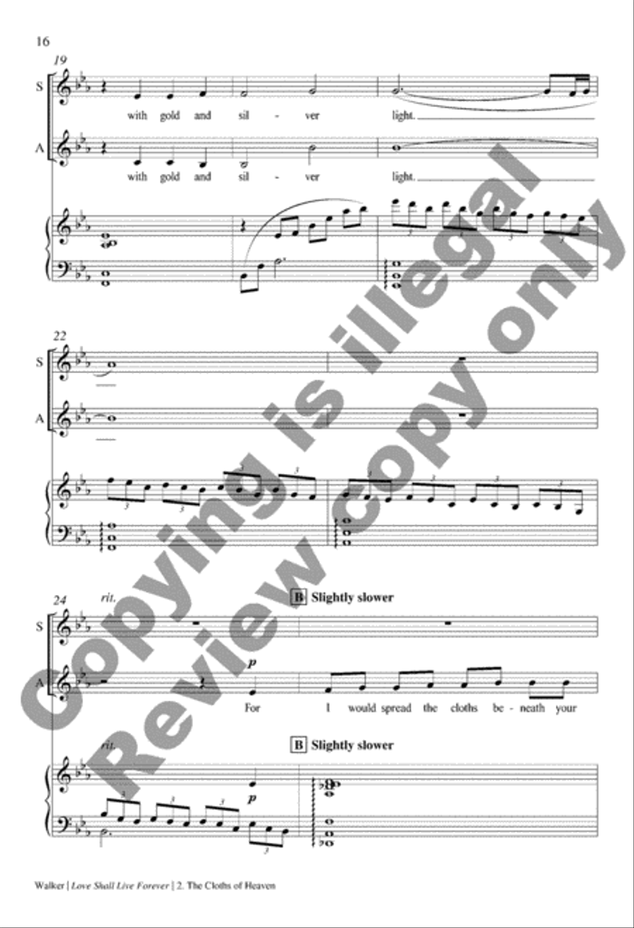 Love Shall Live Forever SSAA scores gallery preview page 17