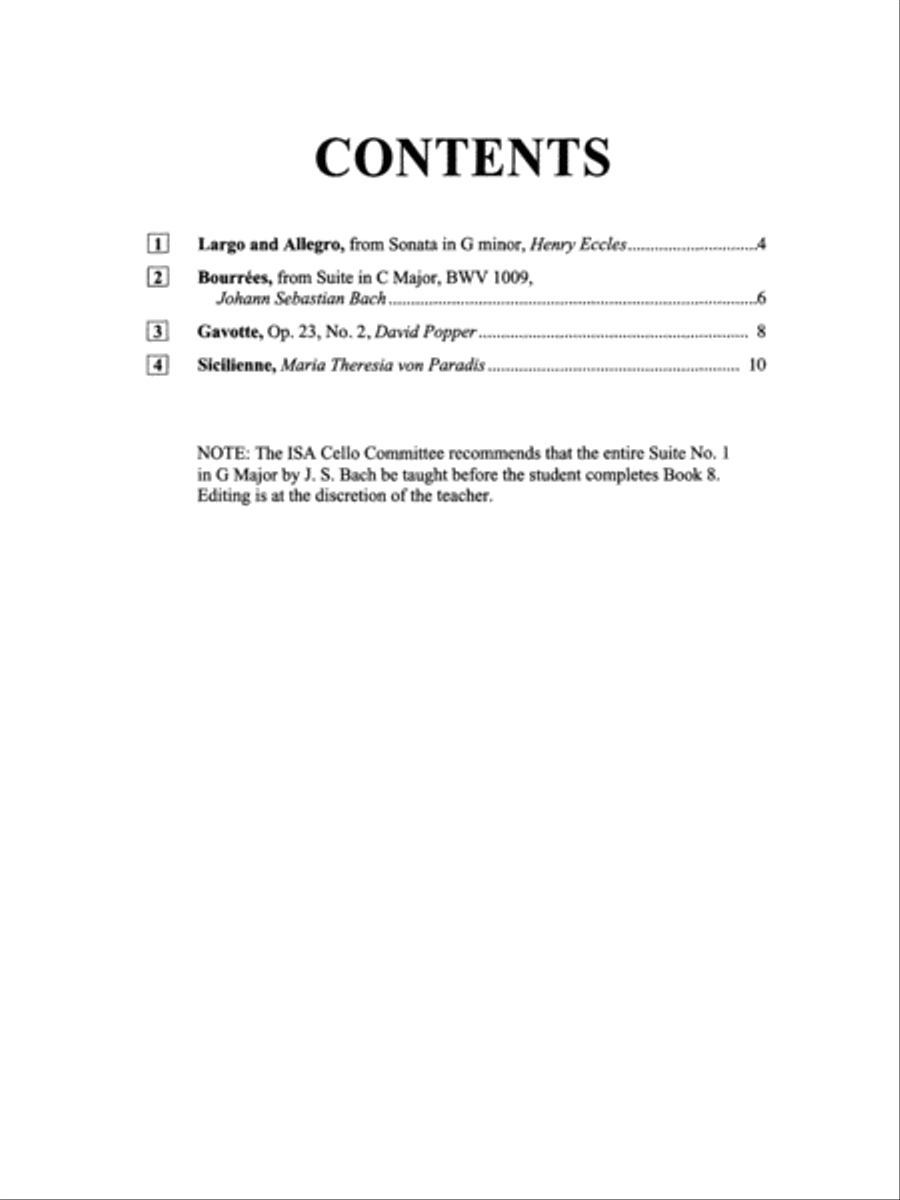 Suzuki Cello School, Volume 7 String Methods scores gallery preview page 5