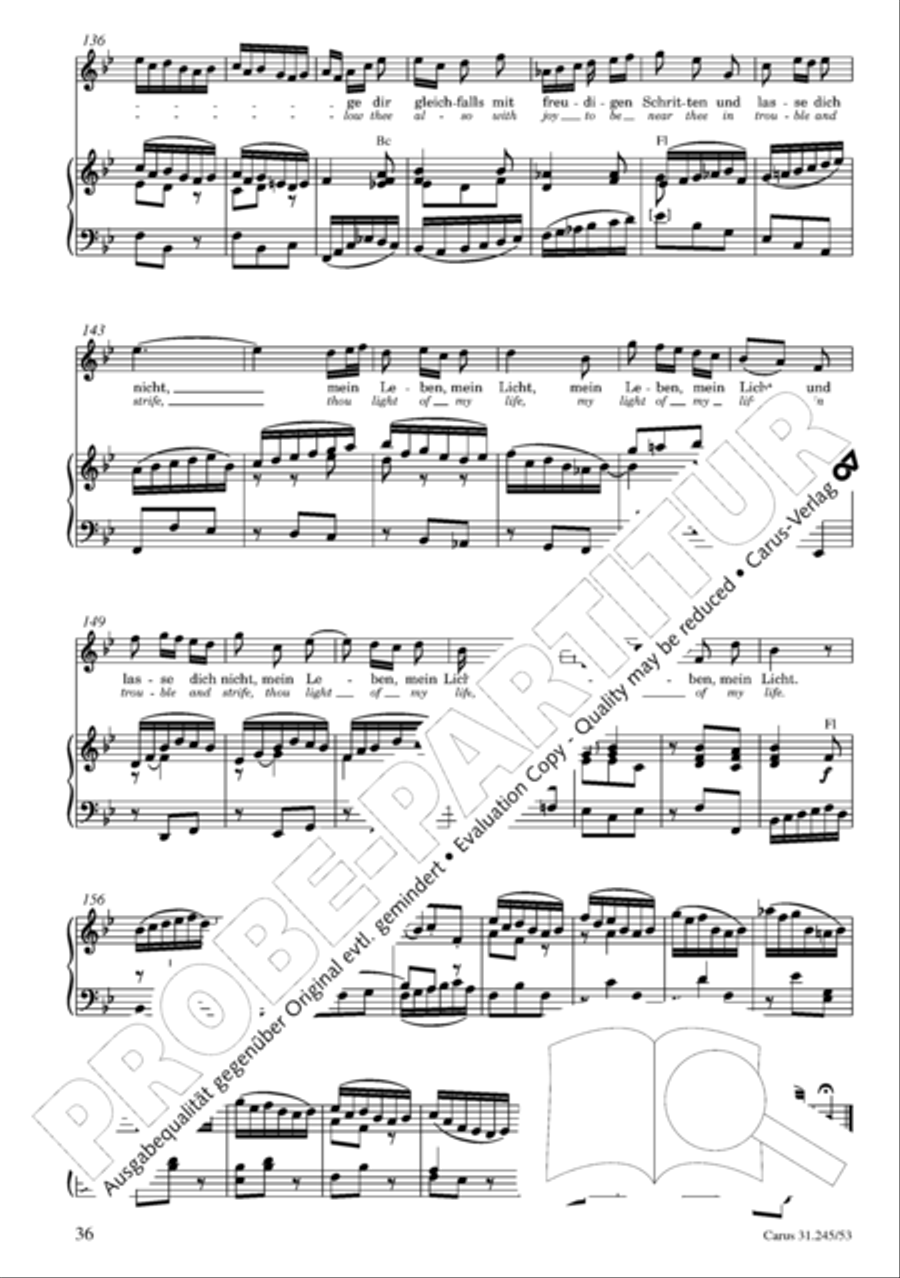 St. John Passion (Johannes-Passion) 4-Part scores gallery preview page 37