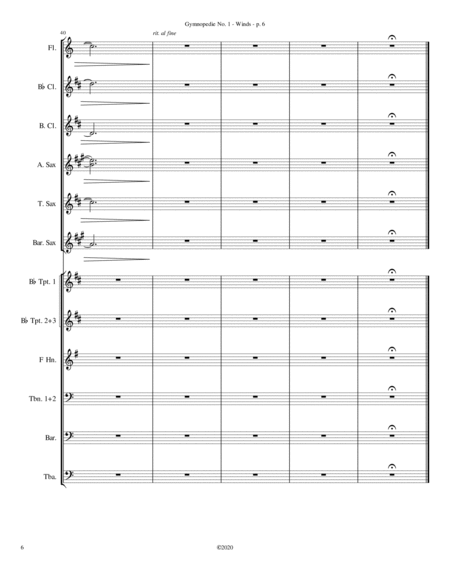 Gymnopedie No. 1 - Marching Band Arrangement image number null