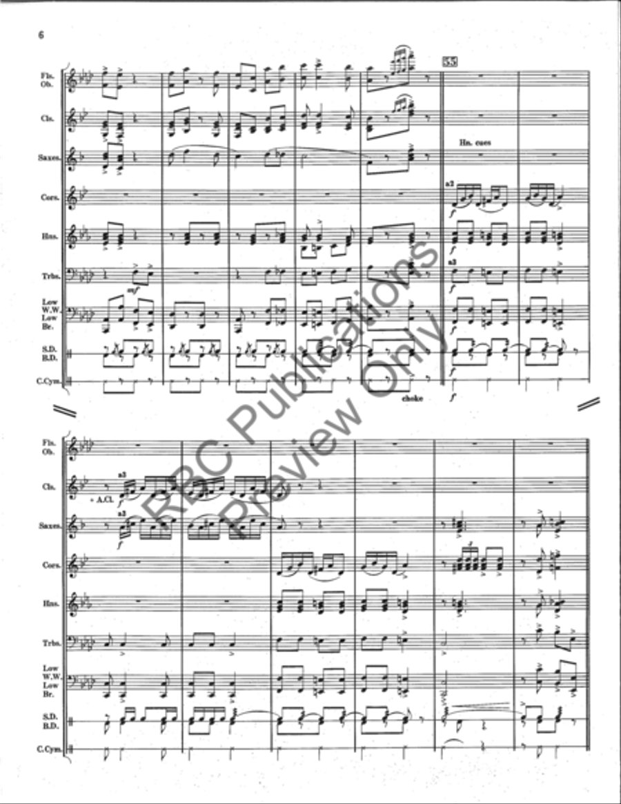 Pickles And Peppers And Cornets (Score) Concert Band scores gallery preview page 7