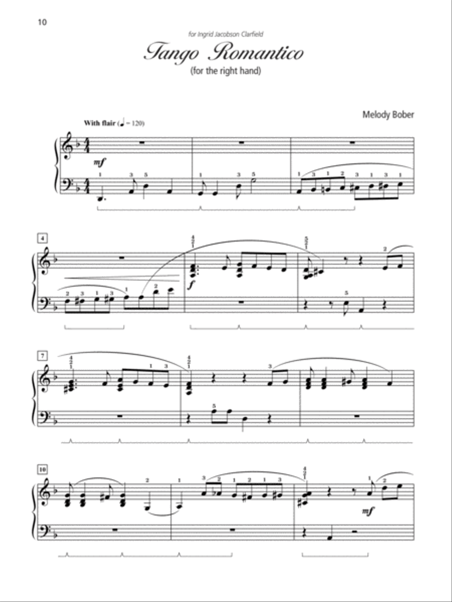 Grand One-Hand Solos for Piano, Book 6 Piano Solo scores gallery preview page 2