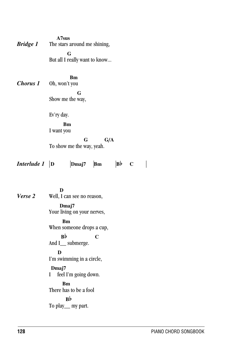 Show Me The Way Piano scores gallery preview page 2