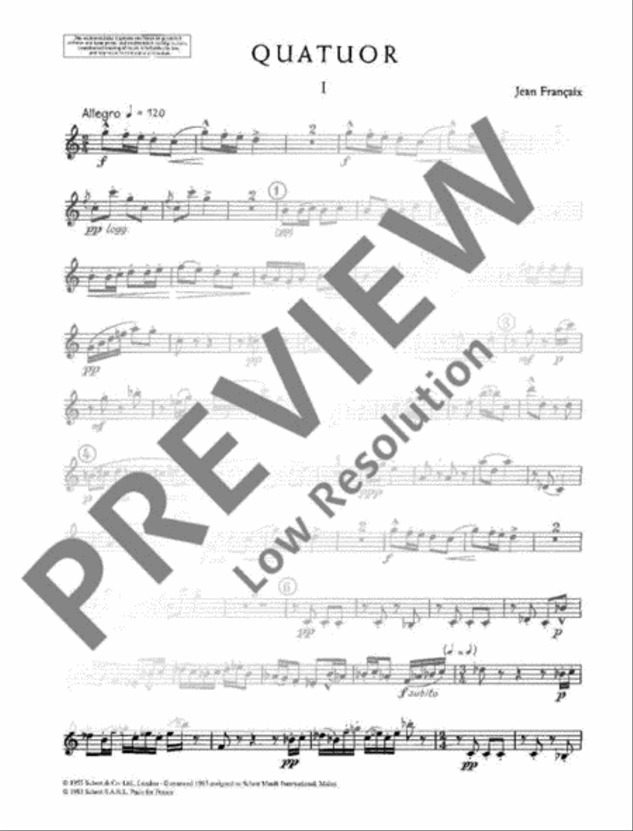 Quartet Bassoon scores gallery preview page 10