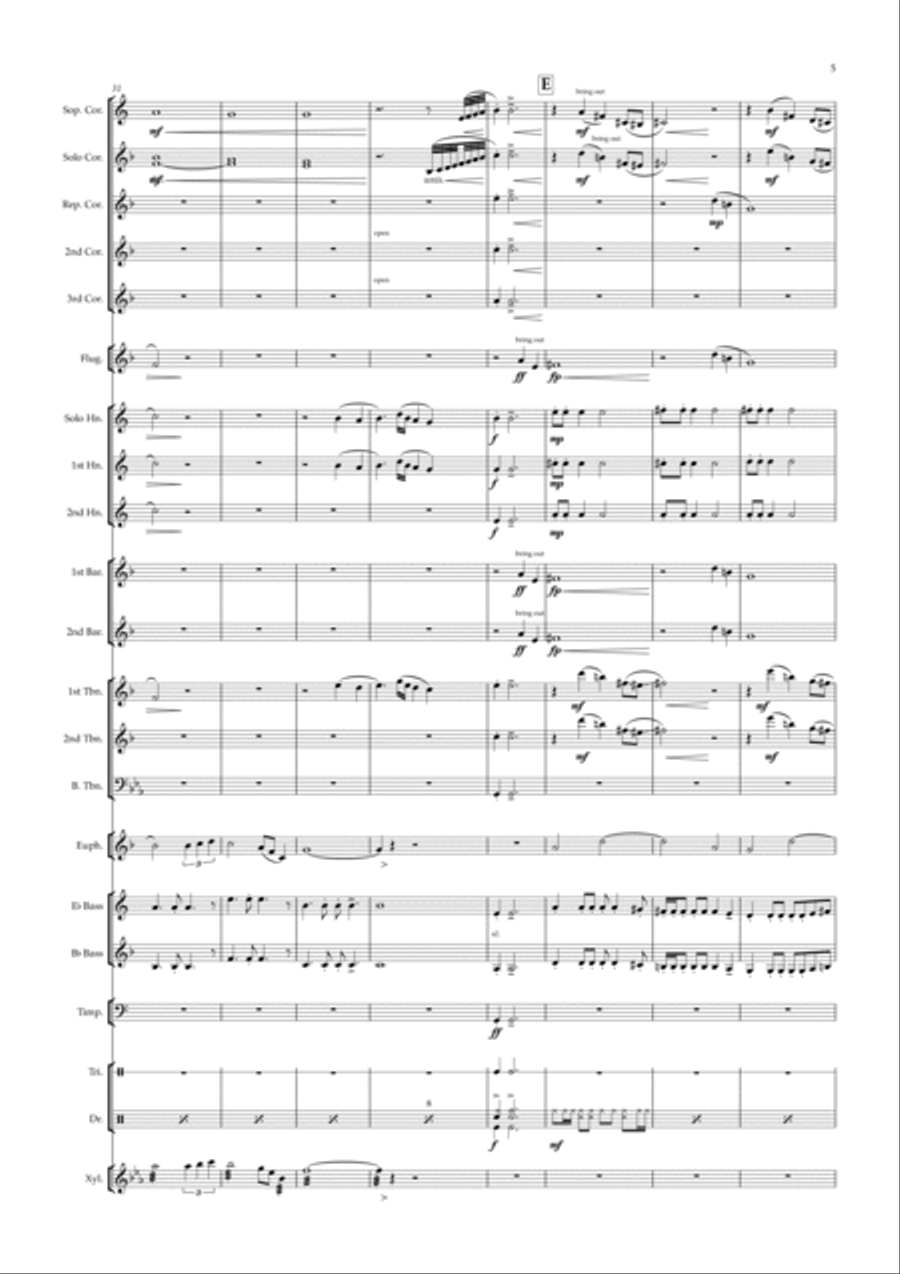 Atlantis Large Ensemble scores gallery preview page 5