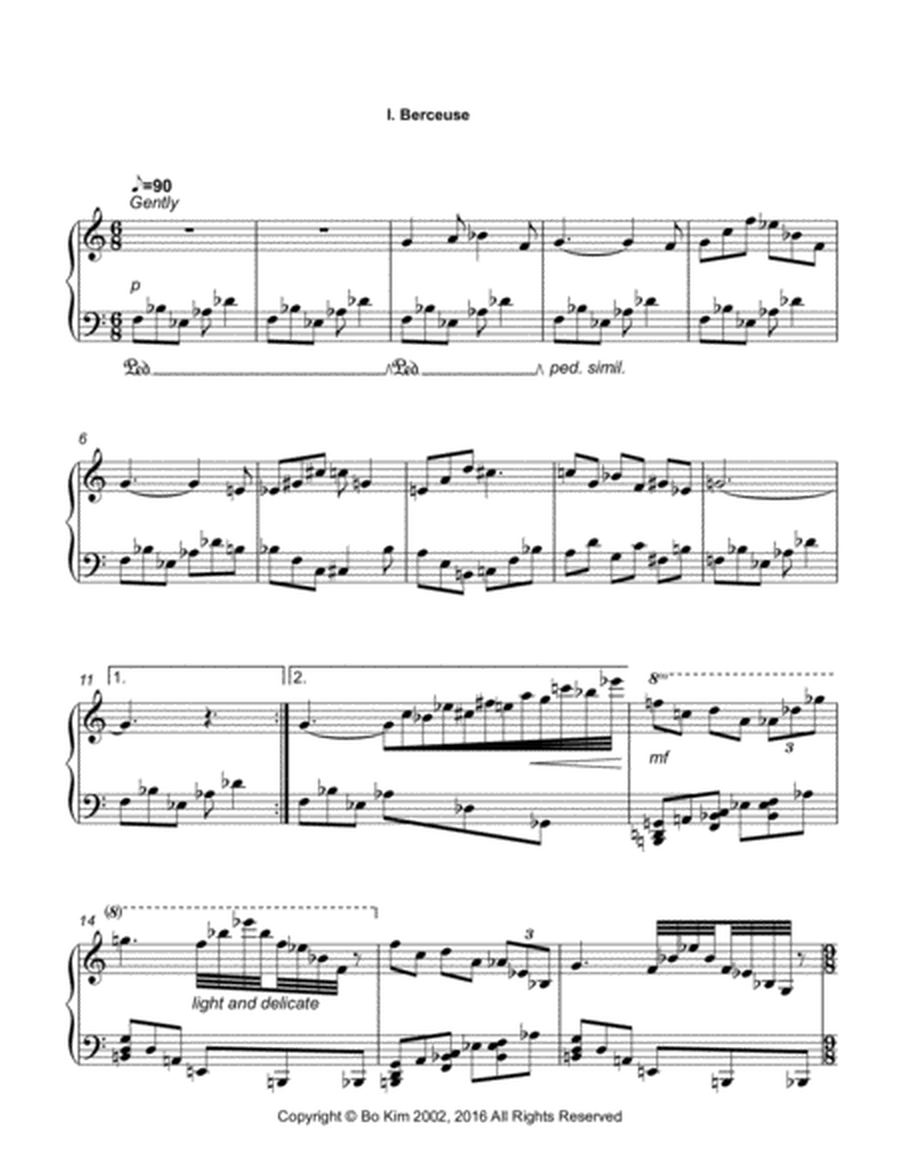 Piano Suite (Contemporary Classical Solo Piano Pieces)