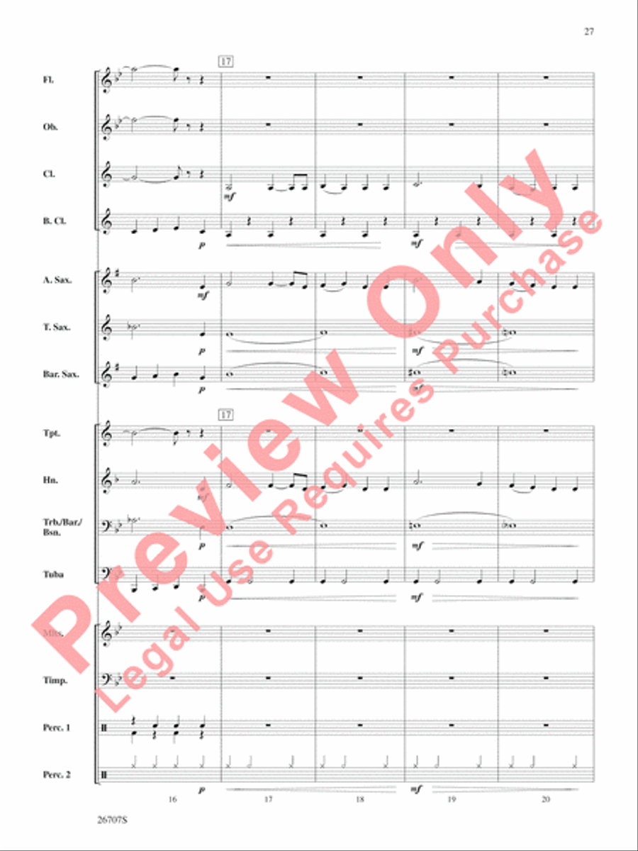 The Wizard of Oz, Themes from Concert Band scores gallery preview page 28