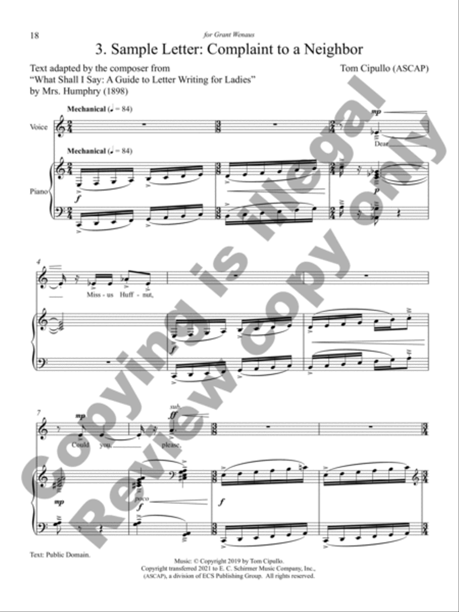Songs for Soprano, Volume 3 Soprano Voice scores gallery preview page 12