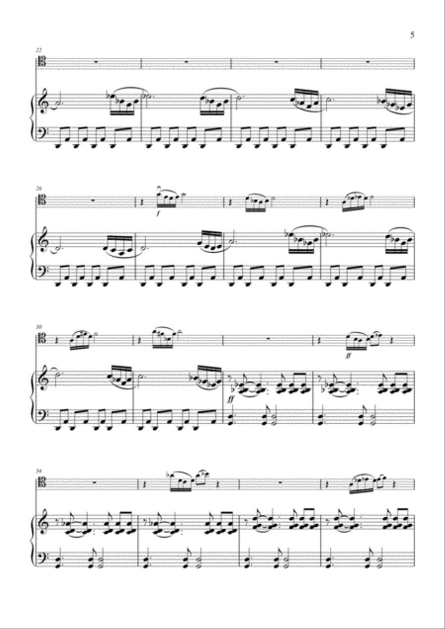 Sonata No. 3 for Cello and Piano, Opus 84 Piano Accompaniment scores gallery preview page 5
