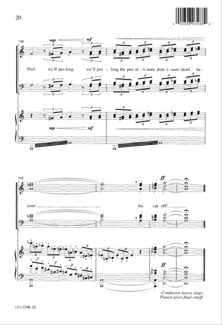 A Chorister's Covert Concert 4-Part scores gallery preview page 20