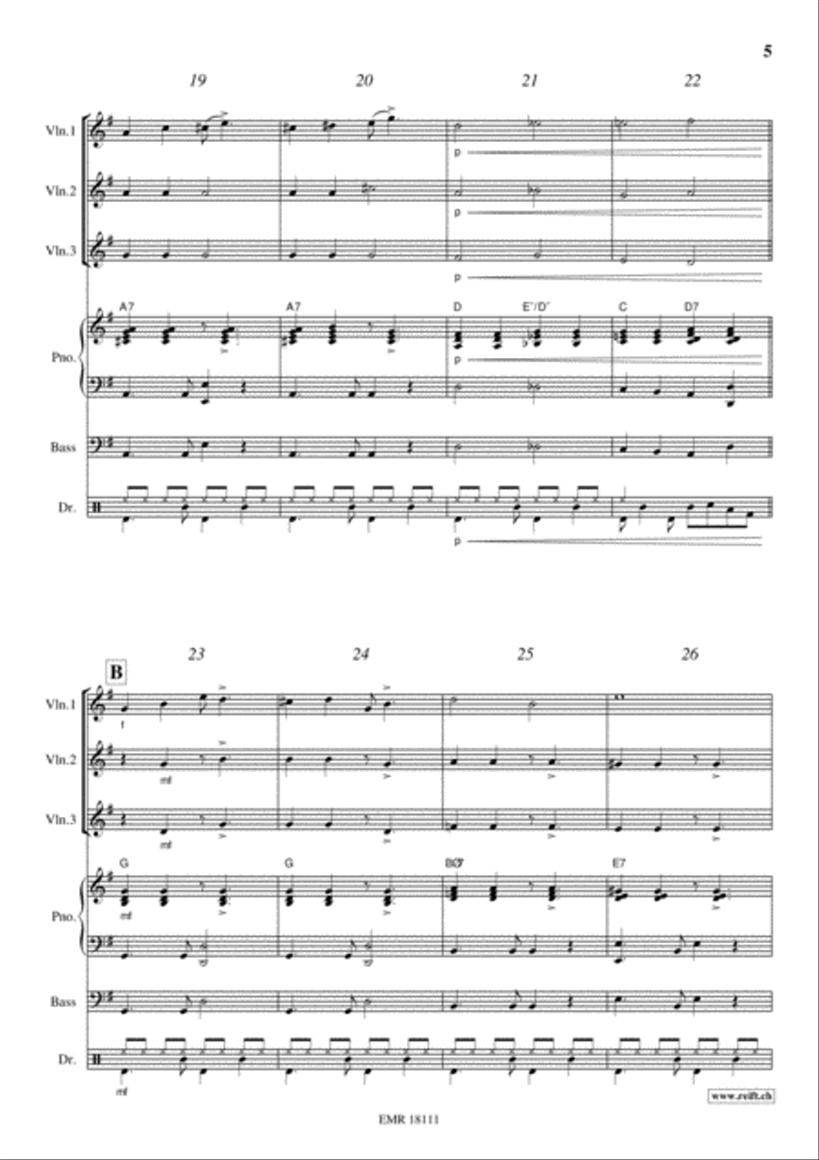 Latino Violin scores gallery preview page 5