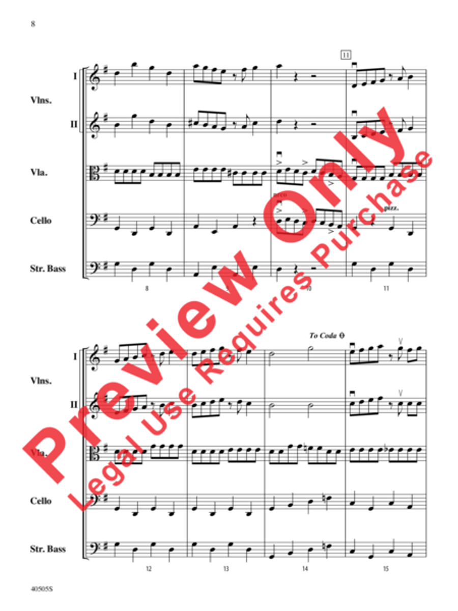A Fiddler's Fancy String Orchestra scores gallery preview page 9