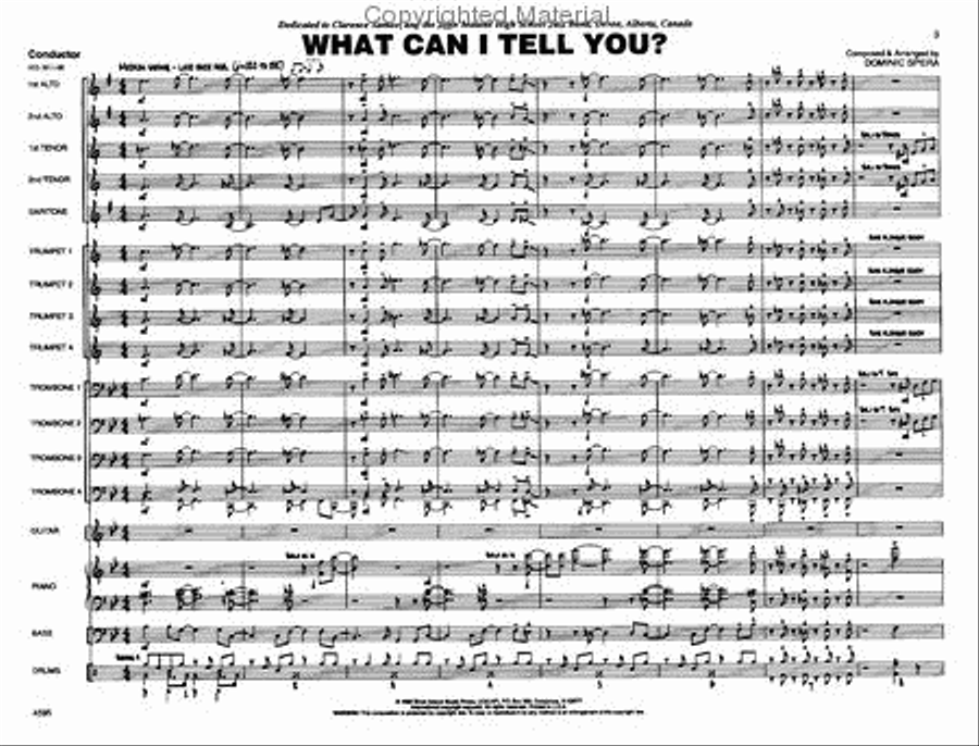 What Can I Tell You? Jazz Ensemble scores gallery preview page 2
