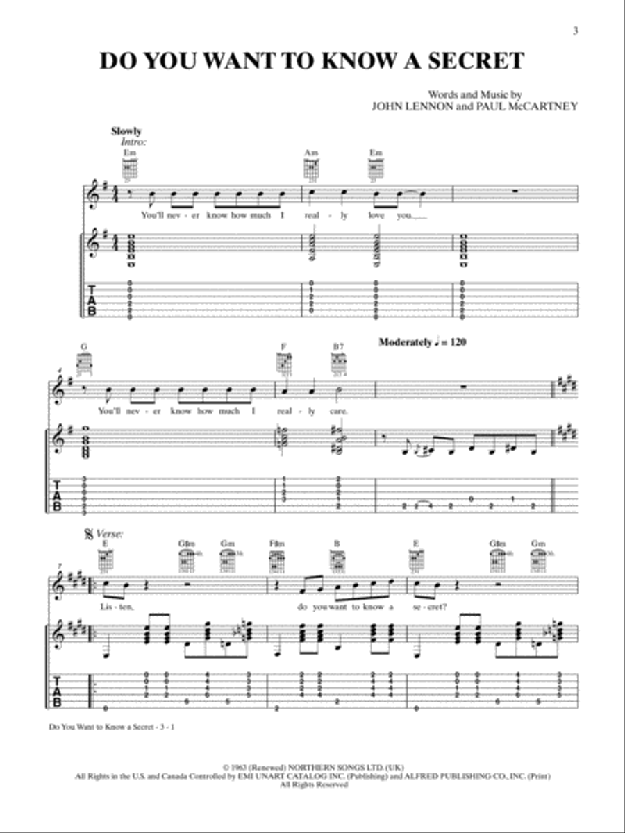 Ultimate Easy Guitar Play-Along -- The British Invasion 1964 Guitar Tablature scores gallery preview page 4