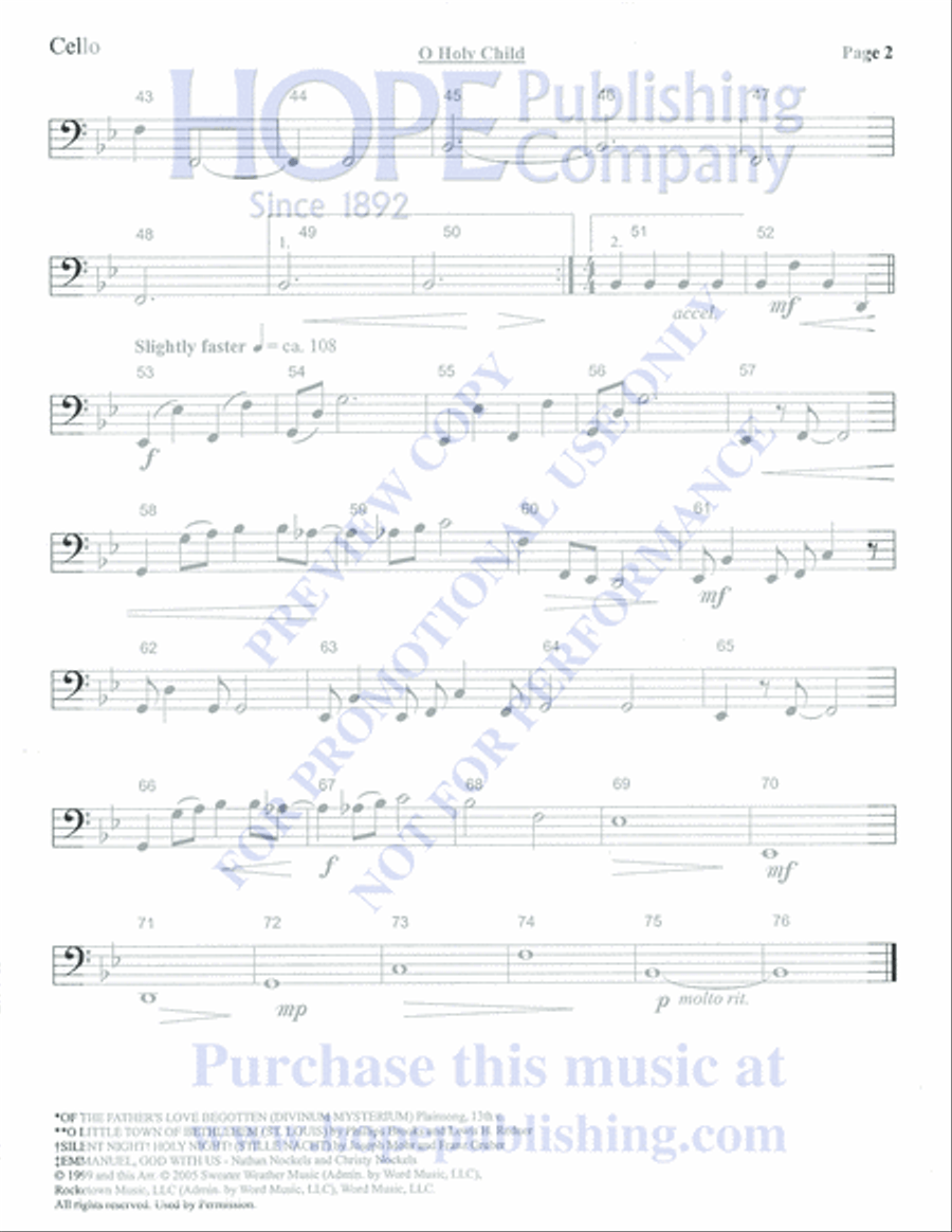 Emmanuel Emmanuel Orchestra scores gallery preview page 378