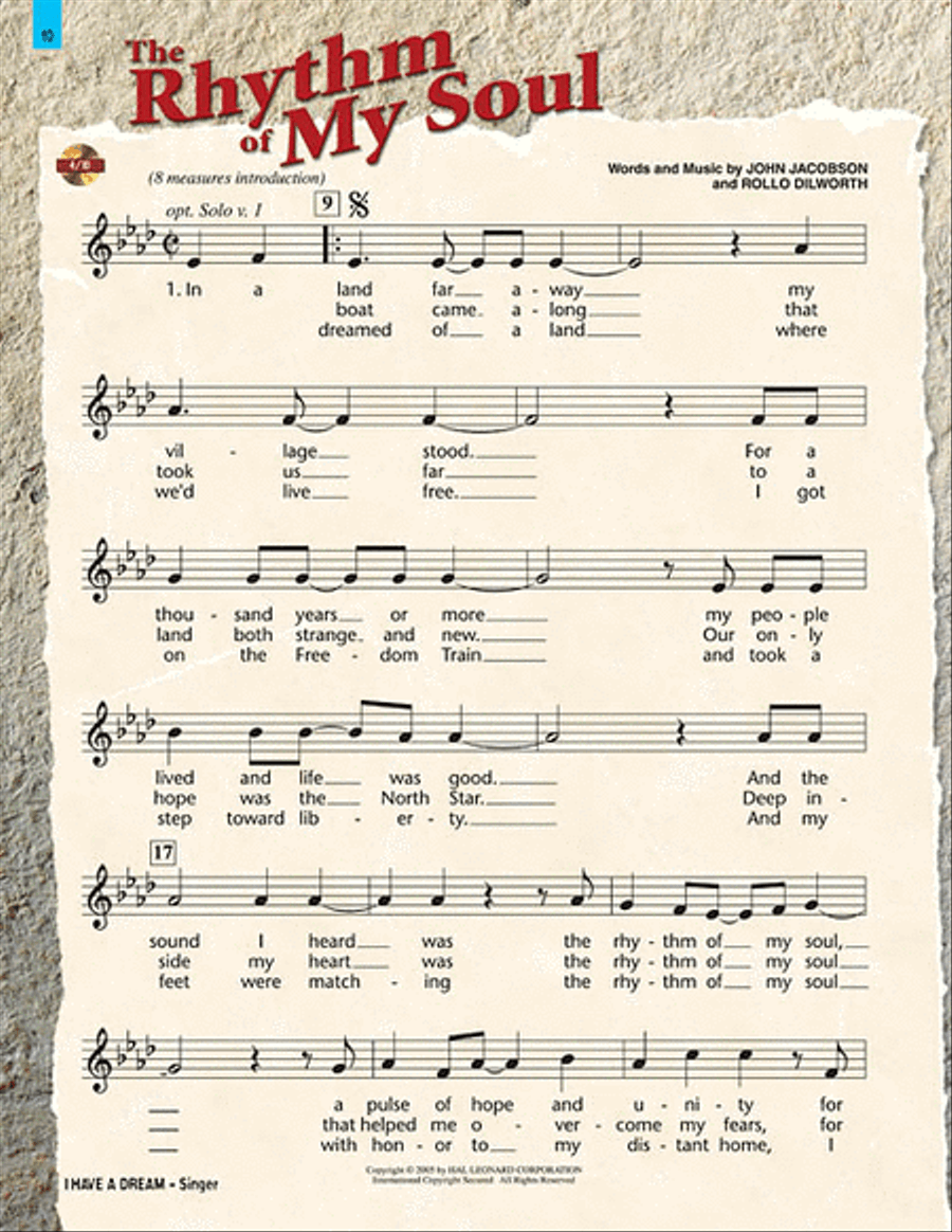 I Have a Dream Choir scores gallery preview page 5