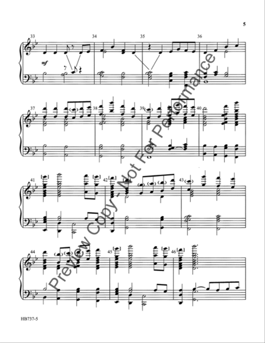 Savior, Like a Shepherd Lead Us - Larson 5-Octaves scores gallery preview page 6
