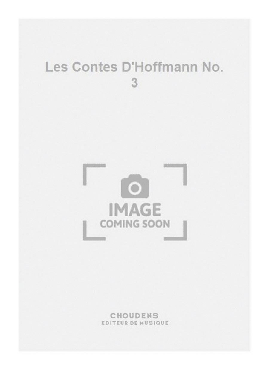 Les Contes D'Hoffmann No. 3 Piano Trio scores gallery preview page 1