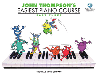 Book cover for John Thompson's Easiest Piano Course – Part 3 – Book/Audio