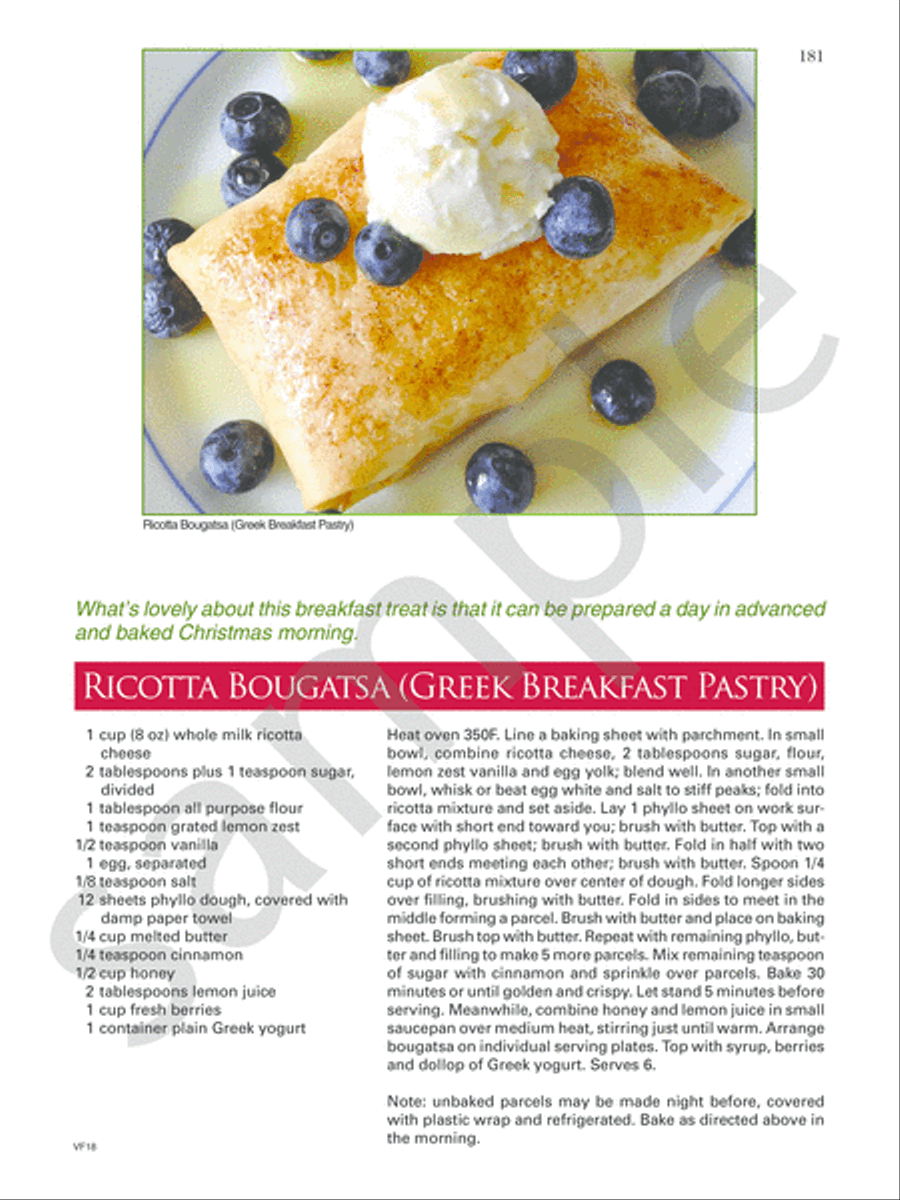 The Party Planner's Christmas Song and Recipe Book Piano, Vocal, Guitar scores gallery preview page 10
