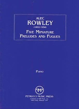 Book cover for 5 Miniature Preludes and Fugues