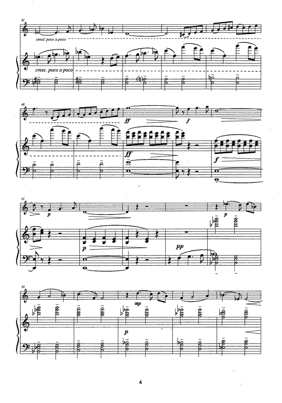 Sonatina for Oboe and Piano Piano scores gallery preview page 4
