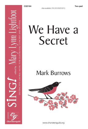 Book cover for We Have a Secret