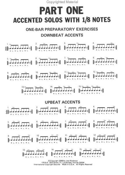 Accents And Solos For Rock And Jazz Drumming