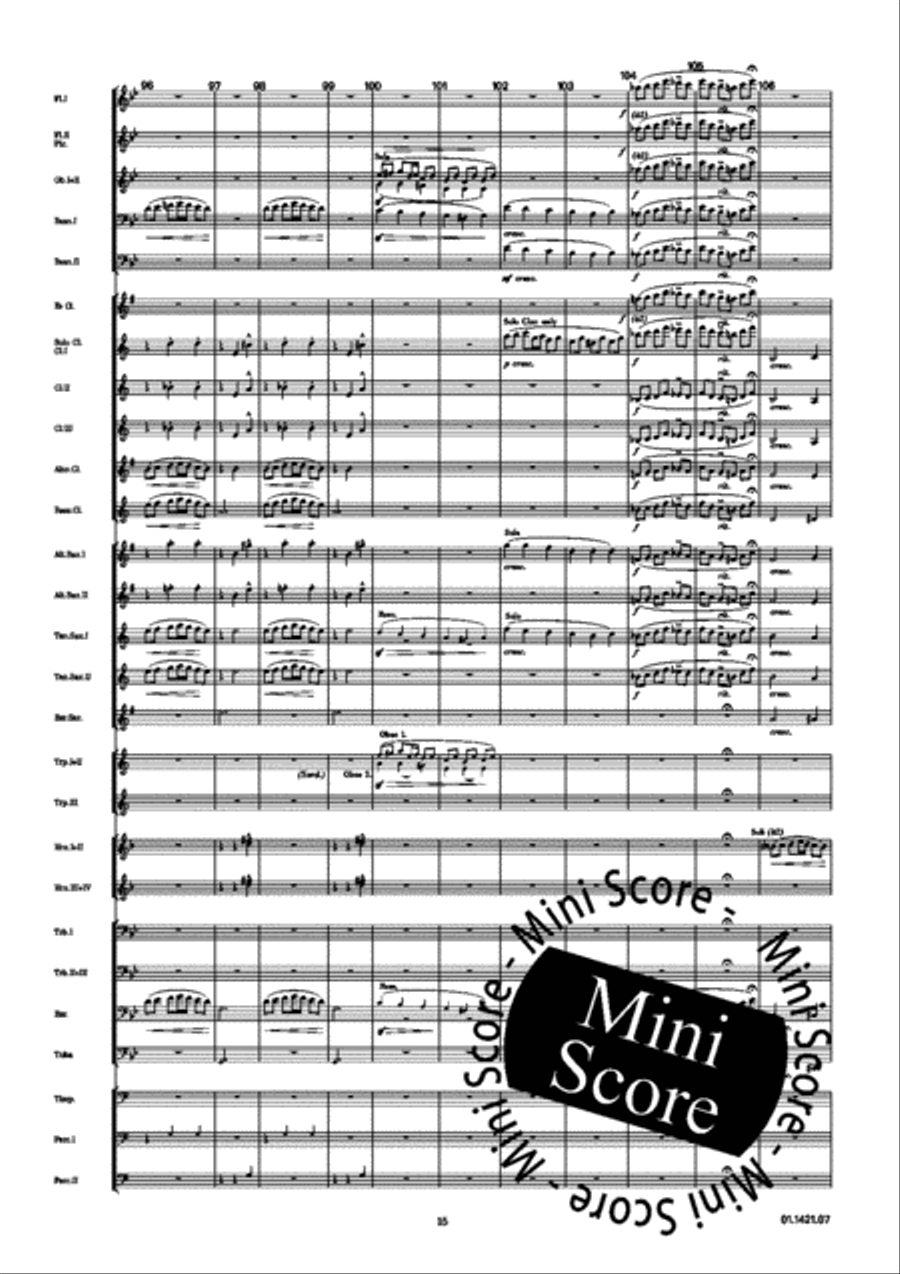 Asturias Concert Band scores gallery preview page 21