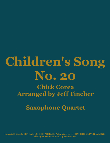 Children's Song No. 20 image number null