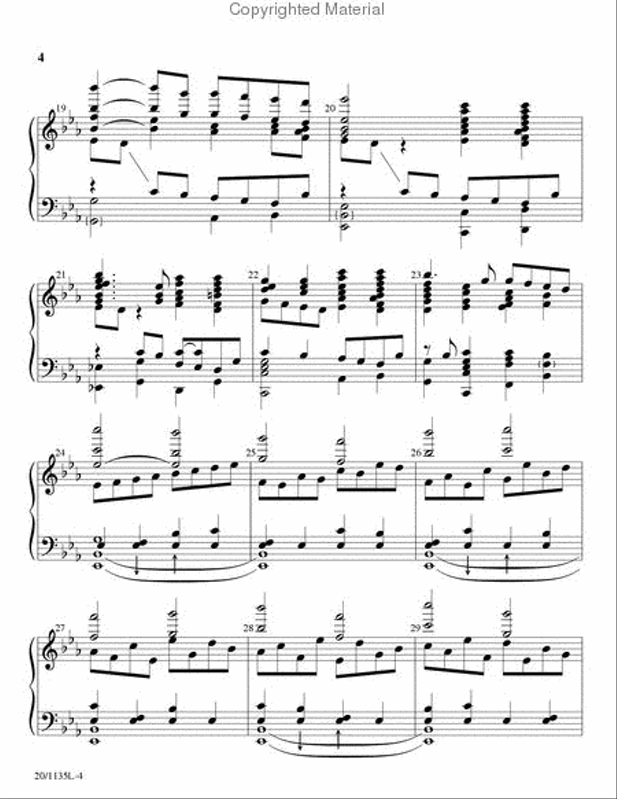 Once In Royal David's City 5-Octaves scores gallery preview page 4