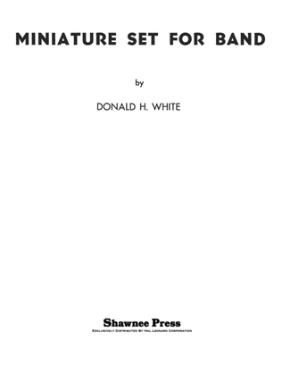 Book cover for Miniature Set for Band
