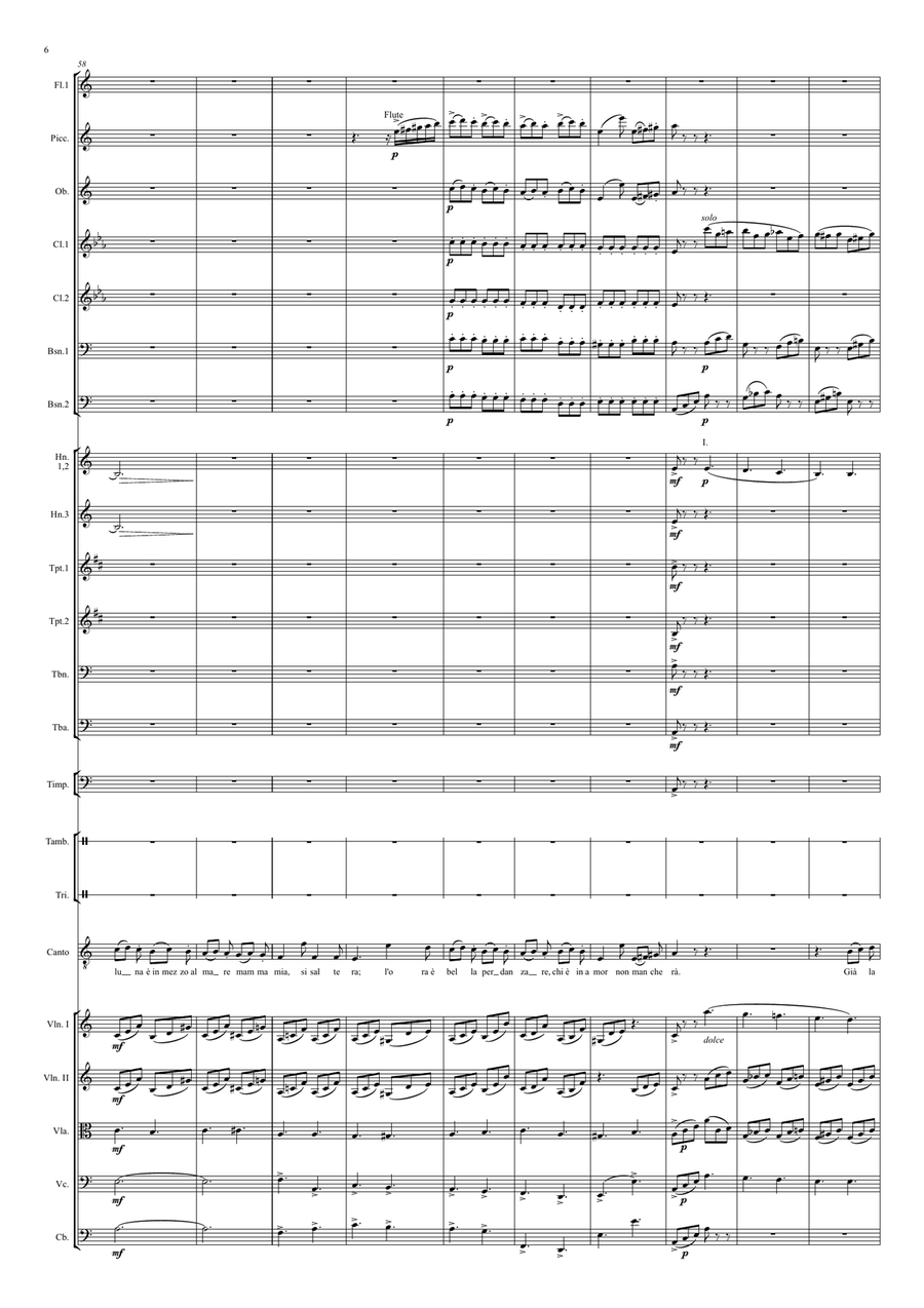 La Danza (Tarantella Napolitana) G.Rossini Full Orchestra scores gallery preview page 6