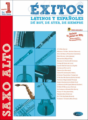 Book cover for Exitos Latinos Y Espanolos - Alto Sax