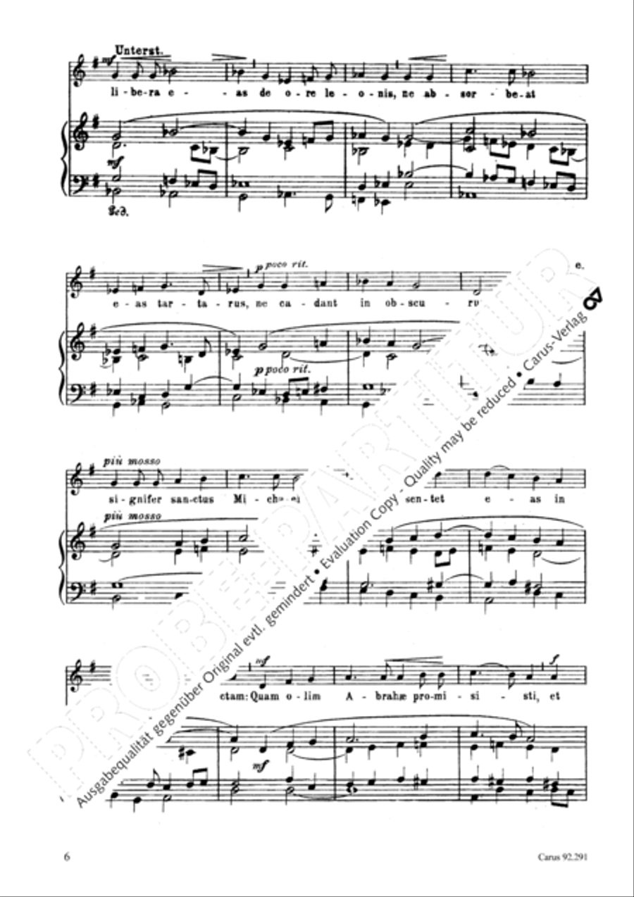 Requiem Unison Choir scores gallery preview page 7