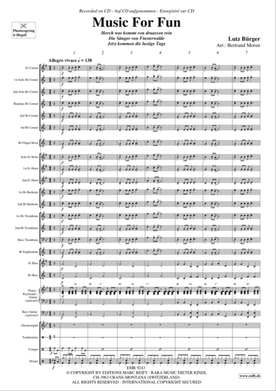 Music For Fun Brass Band scores gallery preview page 4