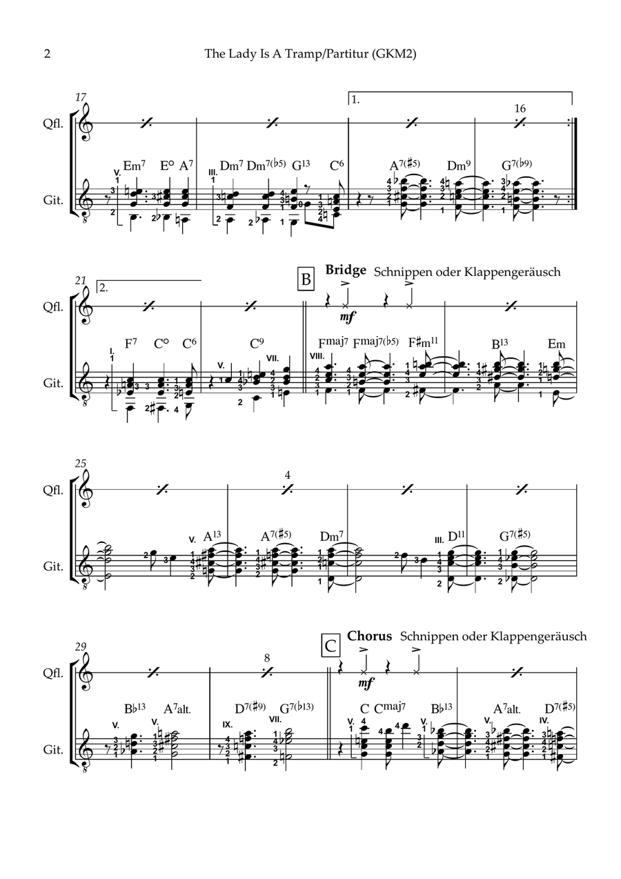 The Lady Is A Tramp The Lady Is A Tramp Flute scores gallery preview page 4