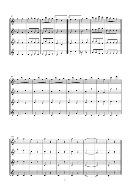 Galop Infernal (Can-Can) arr. three oboes and english horn image number null