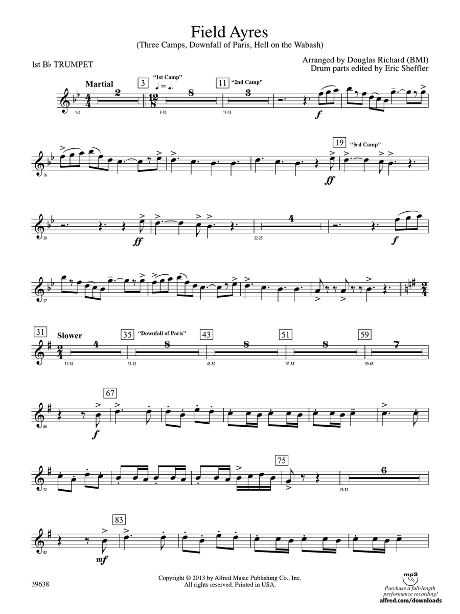 Field Ayres: 1st B-flat Trumpet