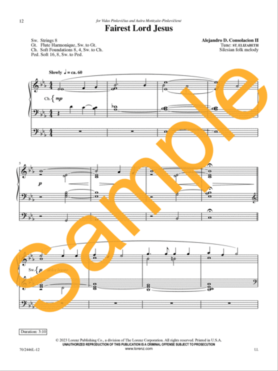 All Glory Be to Christ All Glory Be to Christ Organ Solo scores gallery preview page 11