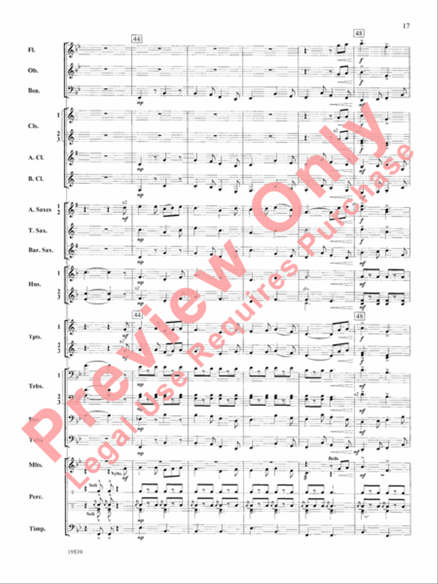 Two Irish Sketches Two Irish Sketches Concert Band scores gallery preview page 18