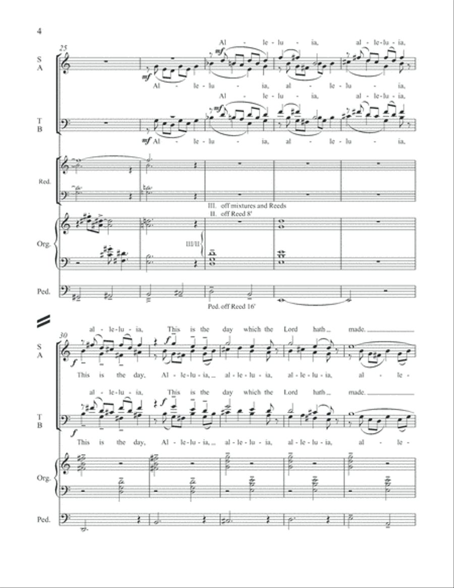 An Easter Introit An Easter Introit 4-Part scores gallery preview page 13