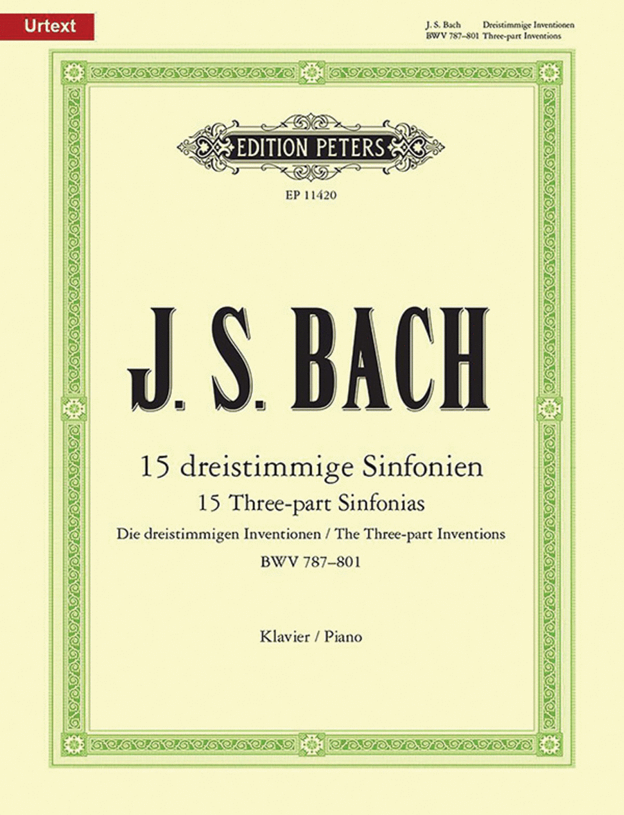 15 Three-Part Inventions (Sinfonias) BWV 772 - 786
