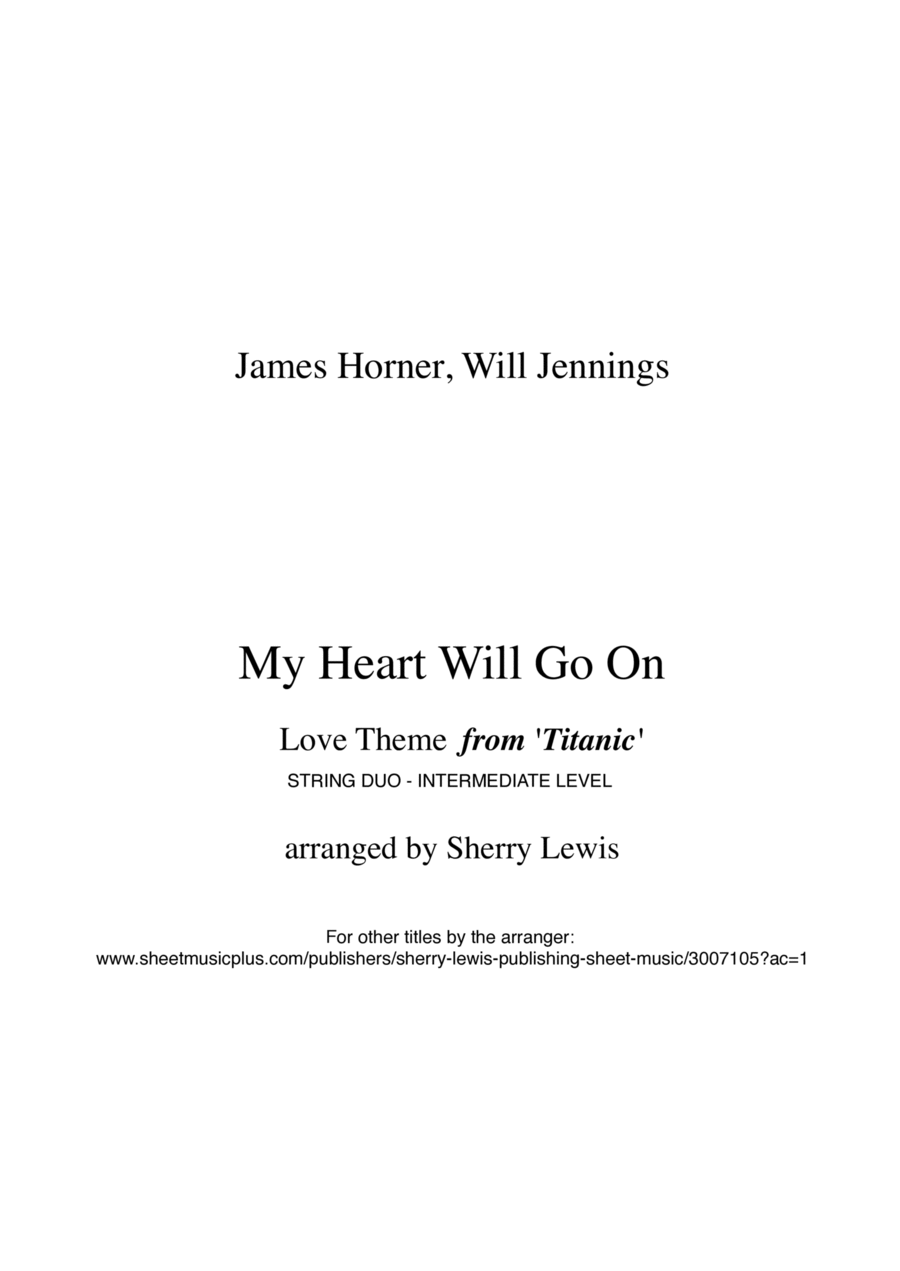 My Heart Will Go On (Love Theme from Titanic) String Duet scores gallery preview page 1