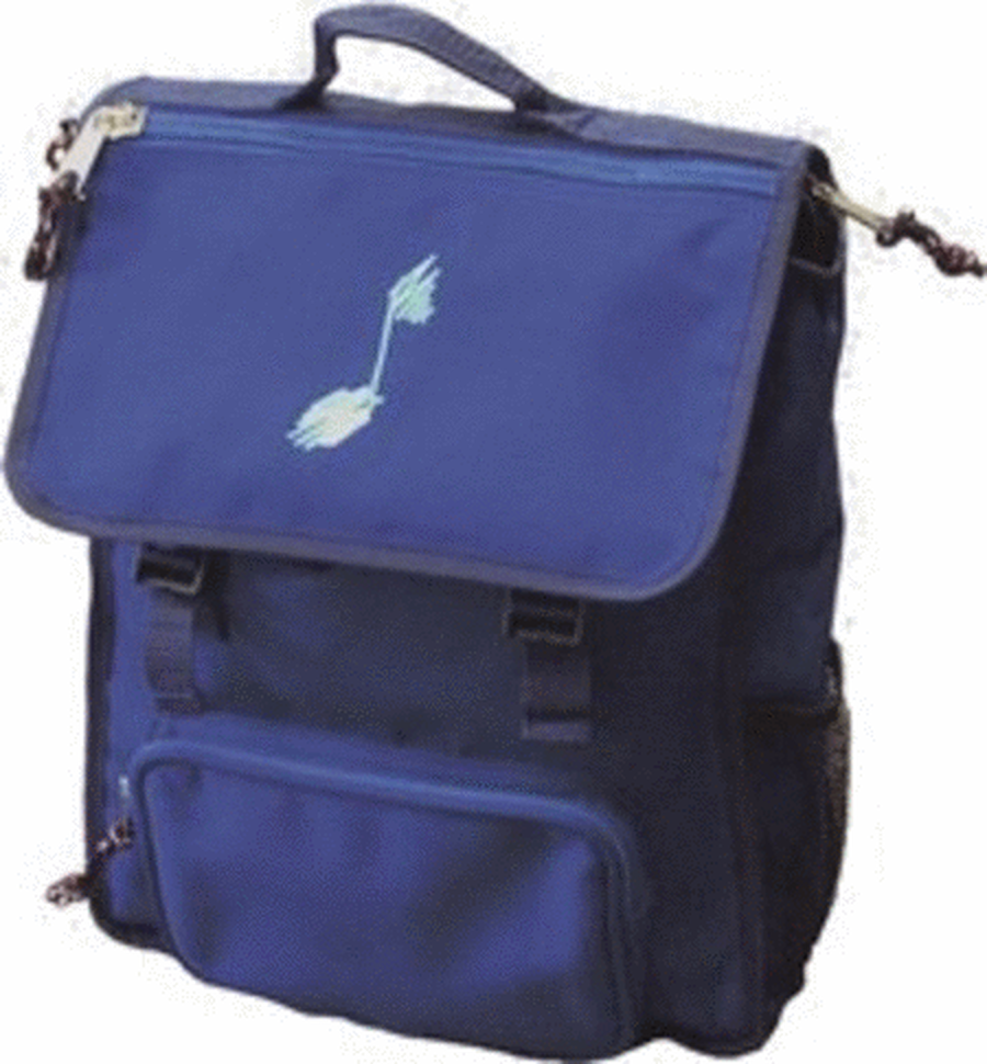 Backpack - Blue with Note (Large)